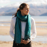 Sherpa Scarf Shawl - Aqua Marine
