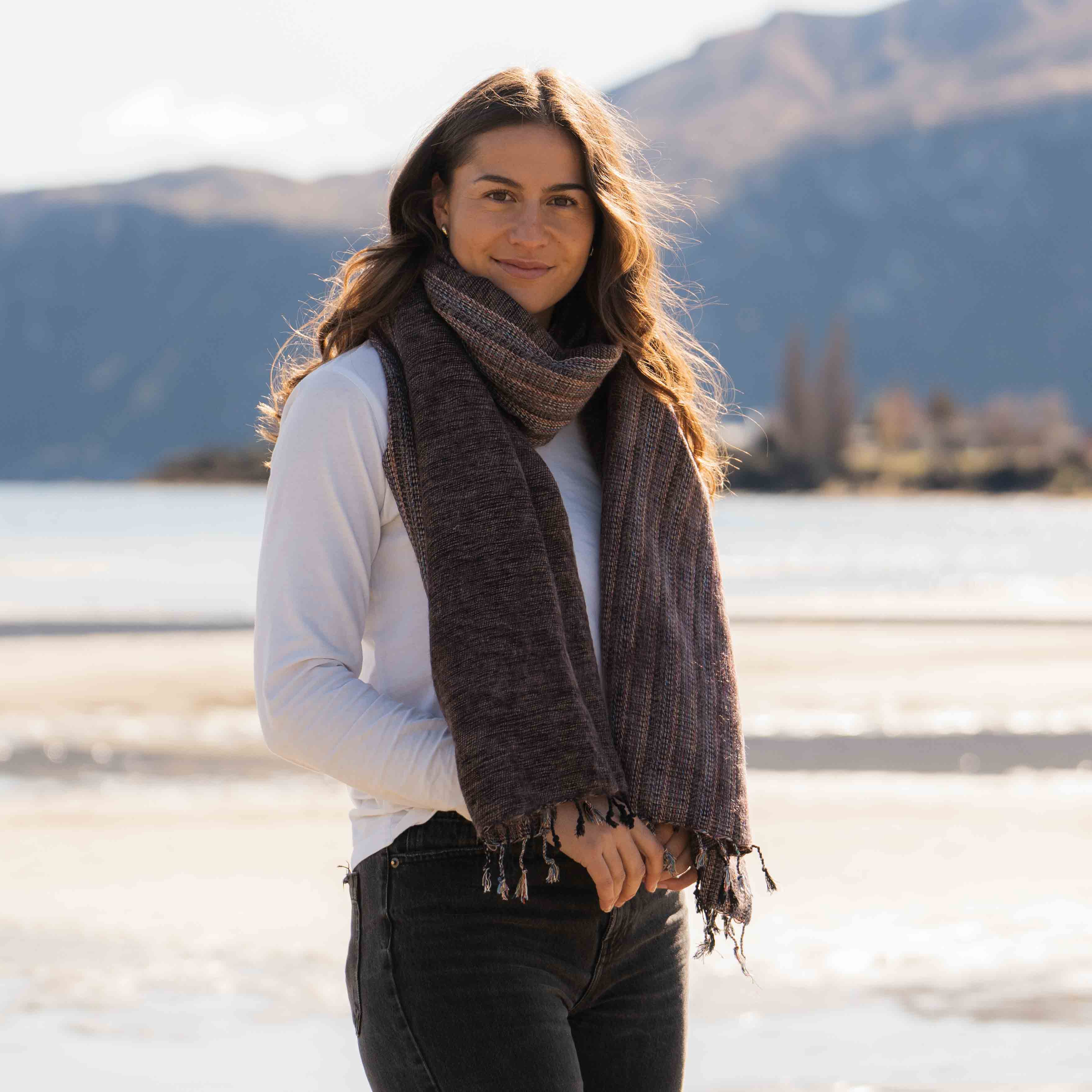 Sherpa Scarf Shawl - Chai