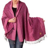Sherpa Scarf Shawl - Fushia