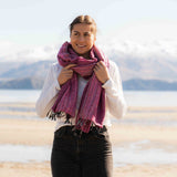 Sherpa Scarf Shawl - Fushia