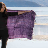 Sherpa Scarf Shawl - Purple