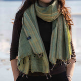 Sherpa Scarf Shawl - Olive