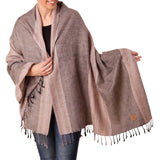 Sherpa Scarf Shawl - Sand