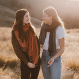 Sherpa Scarf Shawl - Tangelo