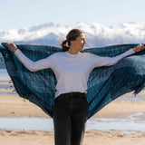 Sherpa Scarf Shawl - Teal