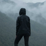Ventura Waterproof Rain Jacket - Women Black Grey
