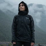 Ventura Waterproof Rain Jacket - Women Black Grey