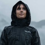 Ventura Waterproof Rain Jacket - Women Black Grey