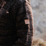 Womens Riverstone NZ Wool Jacket - Brown Mix