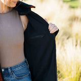 Womens Punakaiki NZ Wool Jacket - Burnt Orange