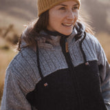 Womens Alpine NZ Wool Jacket - Charcoal