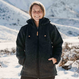 Womens Riverstone NZ Wool Jacket - Charcoal