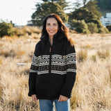Womens Te Anau NZ Wool Jacket - Charcoal