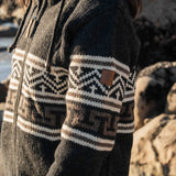 Womens Te Anau NZ Wool Jacket - Charcoal