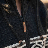 Womens Te Anau NZ Wool Jacket - Charcoal