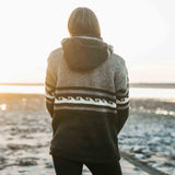 Womens Whale Bay NZ Wool Jacket - Charcoal