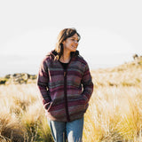 Womens Glacier NZ Wool Jacket - Dusky Rose