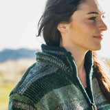 Womens Glacier NZ Wool Jacket - Fern Marle