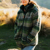 Womens Glacier NZ Wool Jacket - Fern Marle