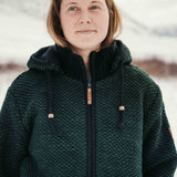 Womens Punakaiki NZ Wool Jacket - Forest