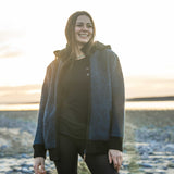 Womens Punakaiki NZ Wool Jacket - Ocean
