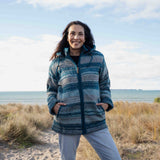 Womens Glacier NZ Wool Jacket - Tasman Teal