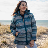 Womens Glacier NZ Wool Jacket - Tasman Teal