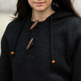 Womens Coastal NZ Wool Jersey - Black
