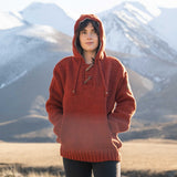 Womens Coastal NZ Wool Jersey - Burnt Orange