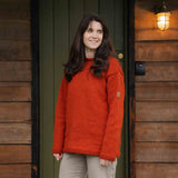 Womens Weekender NZ Wool Jersey - Burnt Orange
