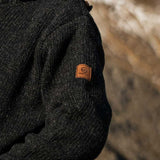 Womens Coastal NZ Wool Jersey - Charcoal