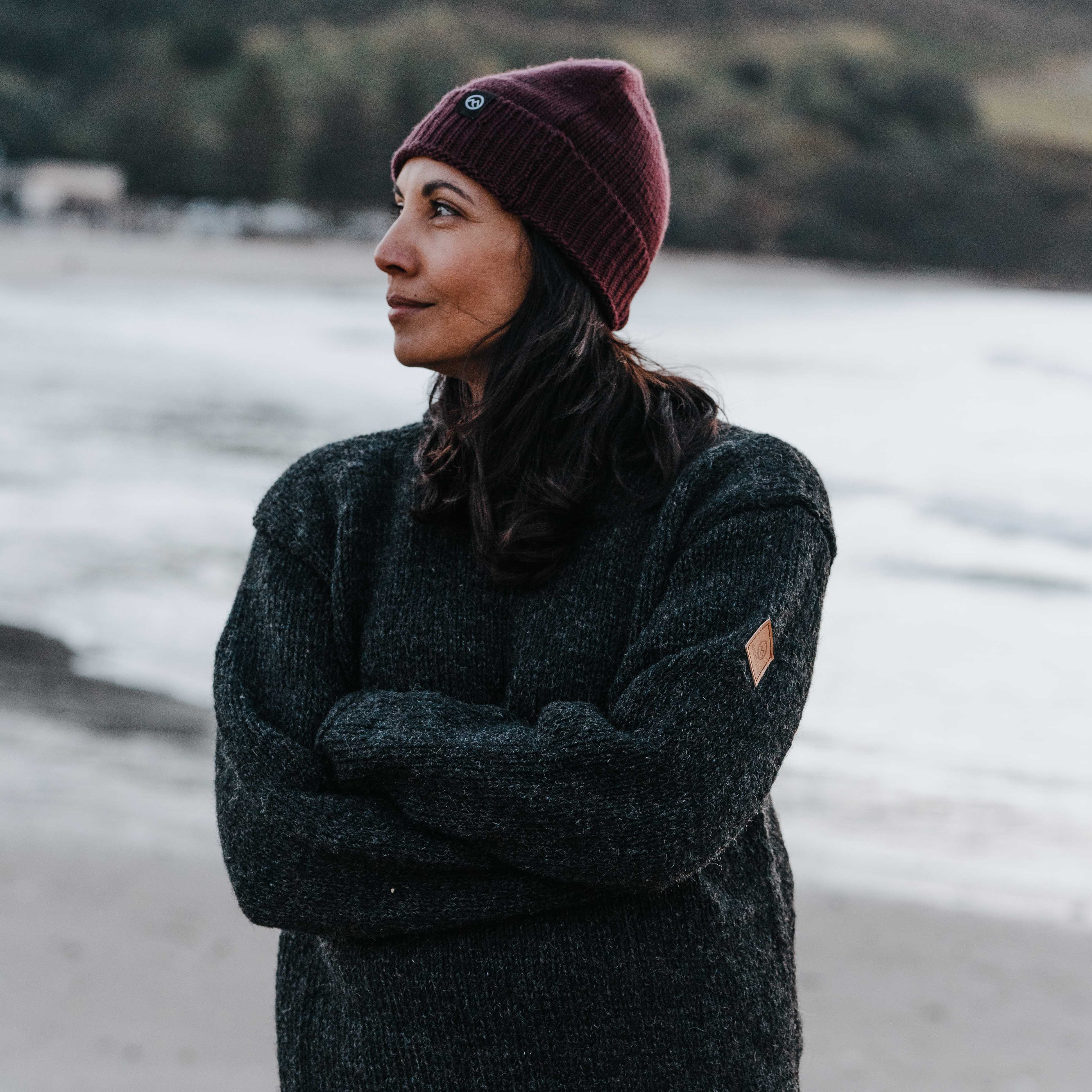 Womens Weekender NZ Wool Jersey - Charcoal