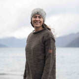 Womens Weekender NZ Wool Jersey - Dark Natural Brown