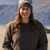 Womens Weekender NZ Wool Jersey - Dark Natural Brown