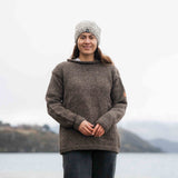 Womens Weekender NZ Wool Jersey - Dark Natural Brown