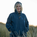 Womens Coastal NZ Wool Jersey - Denim