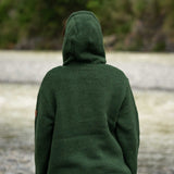 Womens Coastal NZ Wool Jersey - Forest