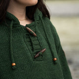 Womens Coastal NZ Wool Jersey - Forest