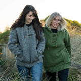 Womens Coastal NZ Wool Jersey - Grey