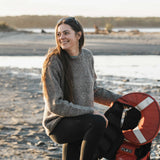 Womens Weekender NZ Wool Jersey - Natural Brown