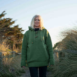 Womens Coastal NZ Wool Jersey - Olive
