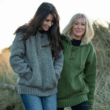 Womens Coastal NZ Wool Jersey - Olive
