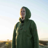 Womens Coastal NZ Wool Jersey - Olive