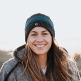 Tongariro Wool Beanie - Charcoal Petrol