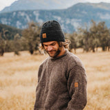 NZ Wool Mountain Beanie -Charcoal