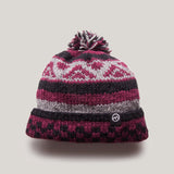Everest Wool Beanie - Raspberry