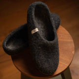 NZ Wool Slippers - moss