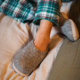NZ Wool Slippers - Grey