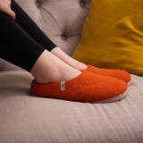 NZ Wool Slippers - Orange
