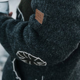 Mens Woodville Stitch NZ Wool Jersey - Black
